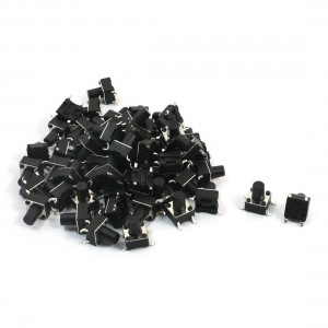 55Pcs Momentary Tact Tactile Push Button Switch 6x6x8mm 4-pin SMD