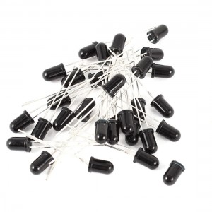30pcs 5mm Head Dia 1.2V 10mA 940nm Infrared IR Receiver Diodes for RC Model