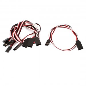 5 Pcs 3 Pin Male to Female RC Servo Extension Cord Cable 50cm Length