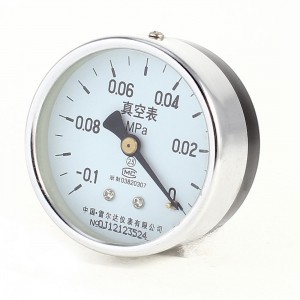 0 MPa - -0.1 MPa 1/4 NPT Thread 2.5 Class Lower Mount Vacuum Gauge