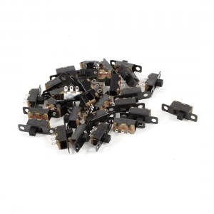 30 Pcs ON/ON 3 Pin 2 Position SPDT Mini Panel Slide Switch SS12F1-G3 DC 50V 1A