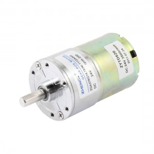 DC 24V 200 RPM Speed 6mm Dia Shaft Magnetic Gearbox Electric Geared Motor