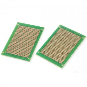 2pcs 7 x 5cm DIY Rectangle PCB Circuit Board Prototyping Prototype Stripboard