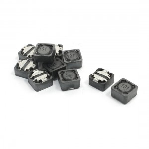 10 Pcs 7mm x 7mm x 4mm 100uH Gray Square SMT Power Inductor Gray