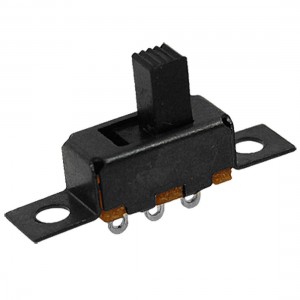 10 x 5.4mm Height Knob 3 Pin 2 Position 1P2T SPDT Panel Slide Switch 0.5A 50V DC