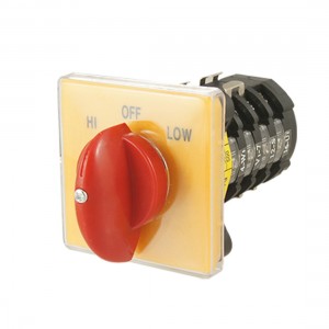 T-16EXF64D-4 Red Handle Rotary Cam Combination Switch