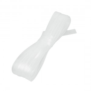 8mm Diameter Clear Polyolefin Heat Shrinking Tube 8M 26.2Ft