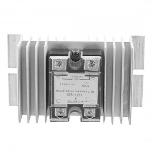 Solid State Relay Voltage Resistance Regulator SSR-10VA 25-380V AC + Heat Sink