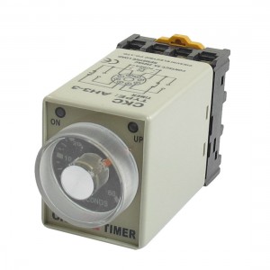 AC 24V 0-60 Seconds Power on AH3-3 Delay Timer Time Relay + Base Socket