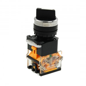 AC 400V 10A Locking Two 2 Position Rotary Select Selector Switch 1 NO N/O NC N/C