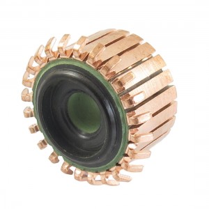 6mm x 18.9mm x 12.5mm 24P Copper Bars Alternator Electric Motor Commutator