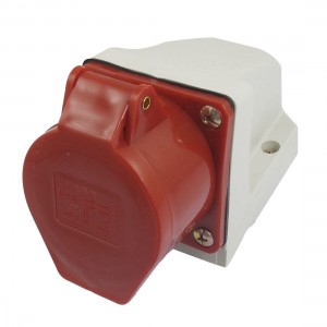 AC 220-380V/240-415V 16A 3P+E+N IEC309-2 Panel Mount Industrial Socket Lbzwk