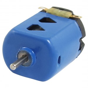 1.5V DC 9000RPM 400mA Dark Blue Black Flat 130 Motor for Four-wheel Car
