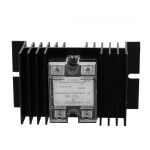 Solid State Relay Voltage Resistance Regulator SSR 10Amp 25-380V AC w Heat Sink