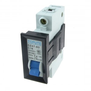 AC 230V 400V 16A 1P Miniature Circuit Breaker DZ47-63 C16