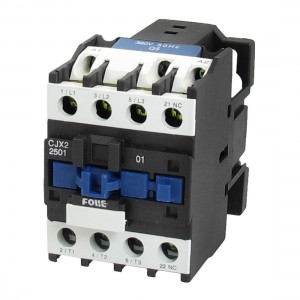 380V Coil Motor Controler AC Contactor 3 Pole 3P NC 660V 15KW CJX2-2501