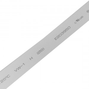 Ratio 8mm Dia White Polyolefin Heat Shrinkable Tube 2M 6.6Ft