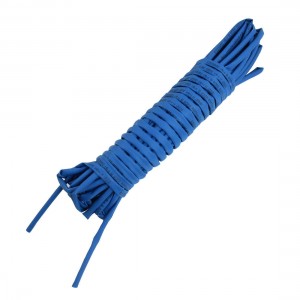 Ratio 2:1 2.5mm Dia Blue Polyolefin Heat Shrinkable Tube 10M Long