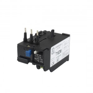 T16DM 3 Pole 2.7A-4A Current Range Motor Thermal Overload Relay 1NO 1NC