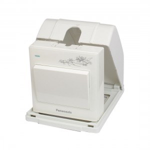 AC 110-250V 10-16A 1 Gang Wall Panel Switch w White Splash Proof Box
