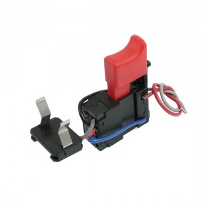 Black Red BC 15V 12A Cordless Drill Charge Speed Control Switch Hammer Tool