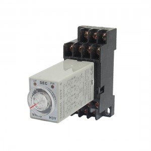 DC 24V H3Y-4 0-30S 4PDT 14 Pins Power on Time Delay Relay w Socket