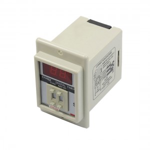 White AC/DC 12V Power on Delay Timer Time Relay 0.1-9.9 Second 8 Pins ASY-2D