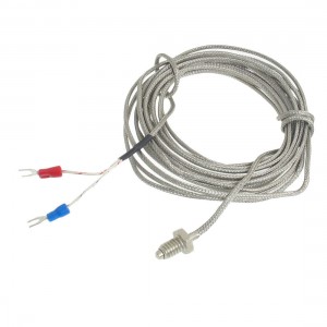 K Type 7.6mm Thread 0-400 Degree Celsius Thermocouple Sensors 4.8M 15.7Ft