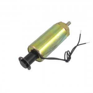 DC 24V 1.2A 18mm Stroke 300gf Force Push Type Tubular Solenoid Electromagnet