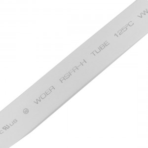 Ratio 10mm Dia White Polyolefin Heat Shrinkable Tube 2M 6.6Ft