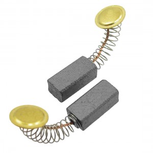 2 Pcs 39/64" x 19/64" x 17/64" Motor Carbon Brushes for Electric Hammer