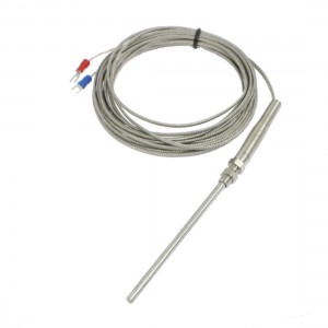 K Type 0-400 Degree Celsius 10cm Probe Thermocouple Sensors 5M