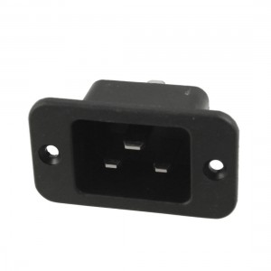 250V 20A IEC 60320 C14 Power Supply Plug Adapter