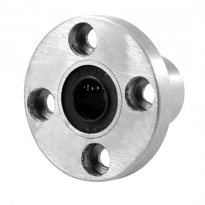 10mm Inner Diameter Flange Linear Motion Bushing Ball Bearing LMF10UU