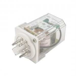 JTX-2C DC 24V Coil 7.5A 220V AC / 10A 24VDC Electromagnetic Relay 8 Pins