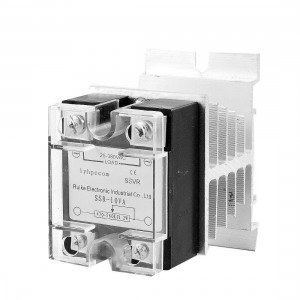 Solid State Relay Voltage Resistance Regulator 10A 25-380V AC + Heat Sink Xvkns