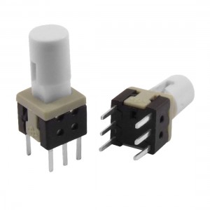 10pcs Momentary Tact Tactile Push Button Switch Non Lock 5.8 x 5.8 x 13mm w Cap