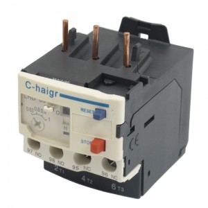 3 Pole AC 0.63A - 1A Electric Thermal Overload Relay 1 NO 1 NC