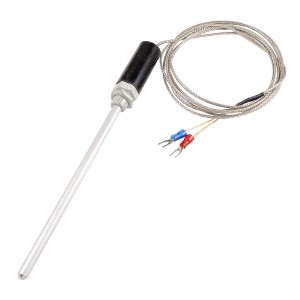 5.7Ft 2 Spade Terminal K Type 0-150C Thermocouple Temperature Sensor Probe