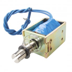 DC24V 1A 10mm Stroke 15N Force Open Frame Pull Solenoid Electromagnet