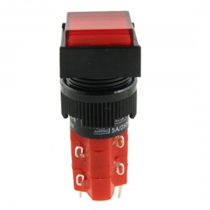 2NO 2NC DC 24V Indicatior Light Momentary Push Button Switch