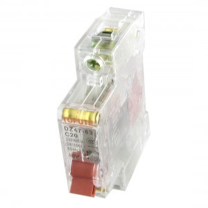 AC 230V 400V 20A 1P Transparent Miniature Mini Circuit Breaker