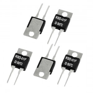 5 Pcs 50 Celsius NC Temperature Switch Thermostat 1.5A 250VAC/ 24VDC KSD-01F