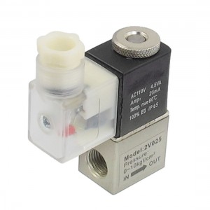 AC 110V 25mA 2 Position 2 Way Electromagnetic Solenoid Valve G1 4"