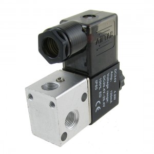 DC 24V 4 8W 120mA 2 Position 3 Way Pneumatic Solenoid Valve 3V1 06