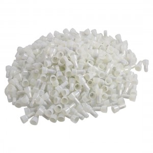 300 Pcs 5mm Tin Plated Tube Inner Dia CE5 Closed End Wire Connectors Covers