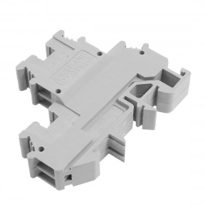 MBKKB-2.5 Screw Clipping Contact Double Level Terminal Block Gray
