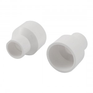 32mm x 20mm PVC Water Pipe Tube Adapter Connectors 2 Pcs