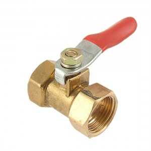 12mm Female Thread Lever Handle Ball Valve Connector