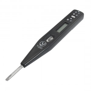 Electrician Black LCD Digital Display AC DC 12-220V Screwdriver Electroprobe